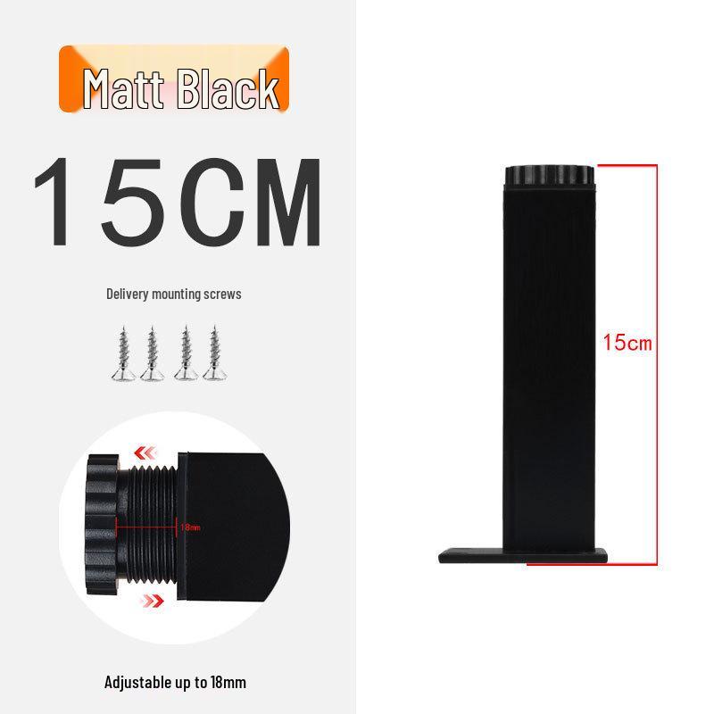 Adjustable Aluminum Alloy Cabinet Legs for Bathroom or TV Cabinets