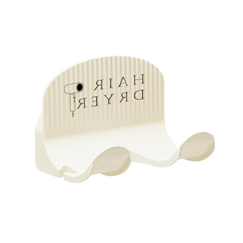 

Держатель для фена, настенный выпрямитель для волос, фен, подставка для волос, органайзер для ванной комнаты, полки, самоклеящаяся пластиковая стойка для хранения B