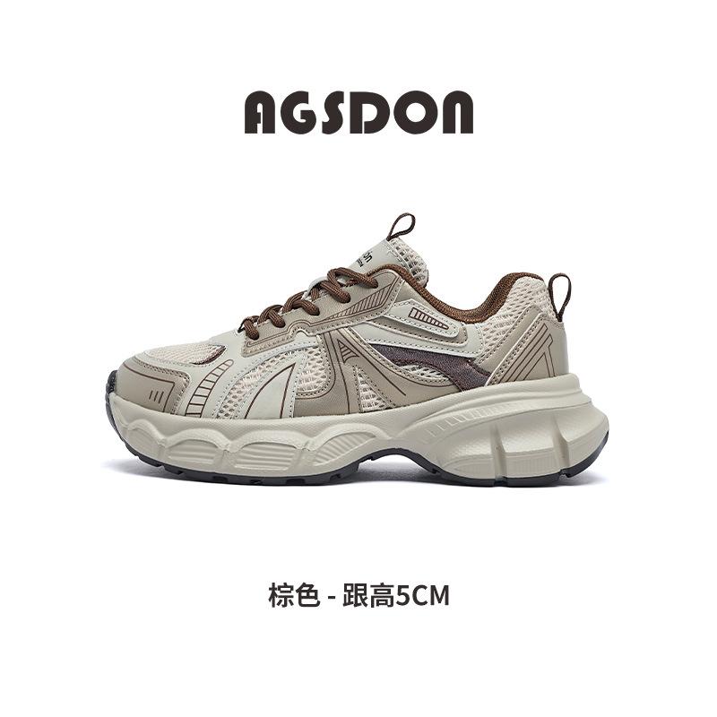 

Augustine platform dad shoes women s 2025 new autumn and winter fleece thickened and thin running shoes casual sports shoes 40
