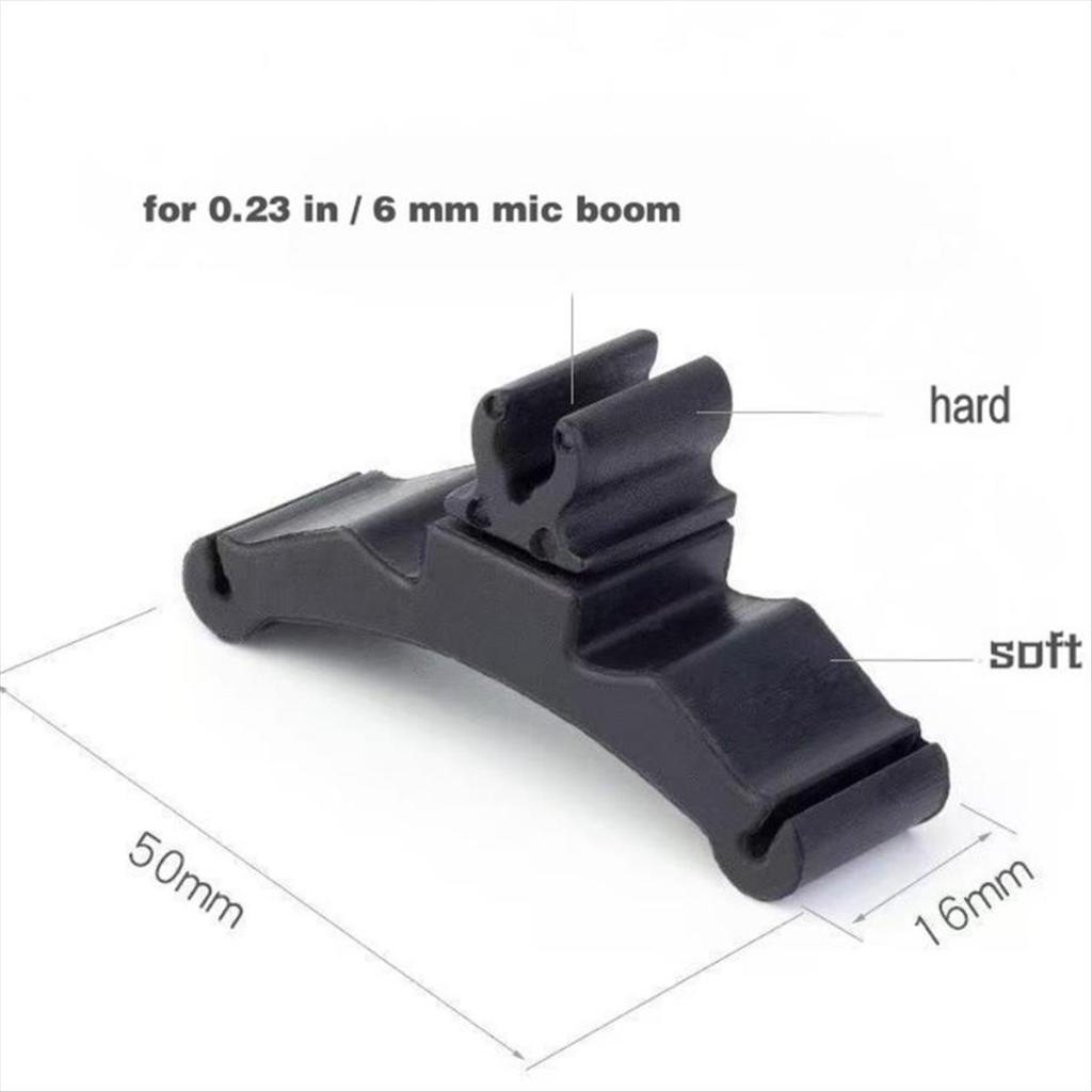M100B Modulare Doppelmikrofonklemme für DPA4099 Weichgummi-BASS-Halterung für 6mm Musikinstrumentenmikrofone