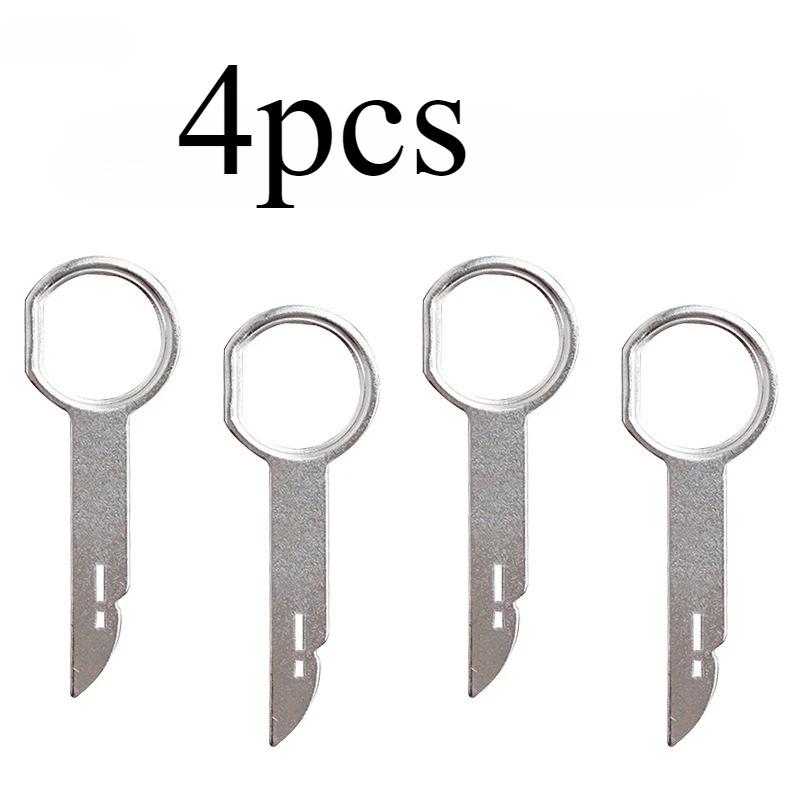 

4pcs Radio Removal Key Pin Tool Car Styling Universal Fit for VW Golf 7 6 Passat B5 B7 Touareg Mercedes W203 W213 W204 6 mm