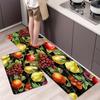 1ks vzor čerstvého ovoce Kuchyňská podložka Měkká zahuštěná kuchyňská podložka Vodotěsná Protiskluzová Protiskluzová Podložka proti oleji Podložka na podlahu