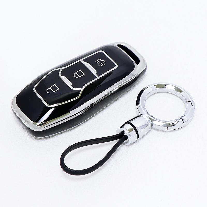 Tpu Keyless Shell For Ford Explorer Edge Galaxy Fiesta Kuga Mk3 Mk4 Focus Fusion Mondeo 5 Mk5 Mustang F-150 Car Key Case Cover