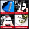 Car Door Lock Decoration Protection Cover Flags Emblem Stainless Steel Case For VW Volkswagen Taigo   Accessories