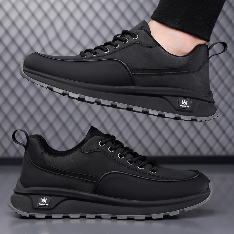 2026 Spring and Autumn New Men's Sports Style Casual Shoes, Youth Versatile Thick Soled White Shoes