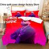 Eladio Carrion Music Star Bedding 3Pcs Set Duvet Cover Pillowcase 3D Print Soft Home Bedclothes Bedroom Decoration For Fans