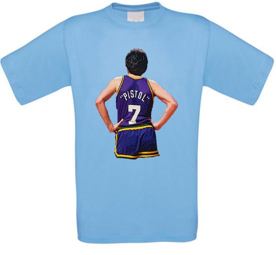 Pistol Basketball Pete Maravich T-Shirt S