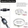CV Axle Boot Clamp Pliers UTV ATV CV Joint Axle Boot Clamp Pliers Tool Kit With CV Boot Band Pliers And 20pcs Crimp Bands Ear For UTV ATV Most Car