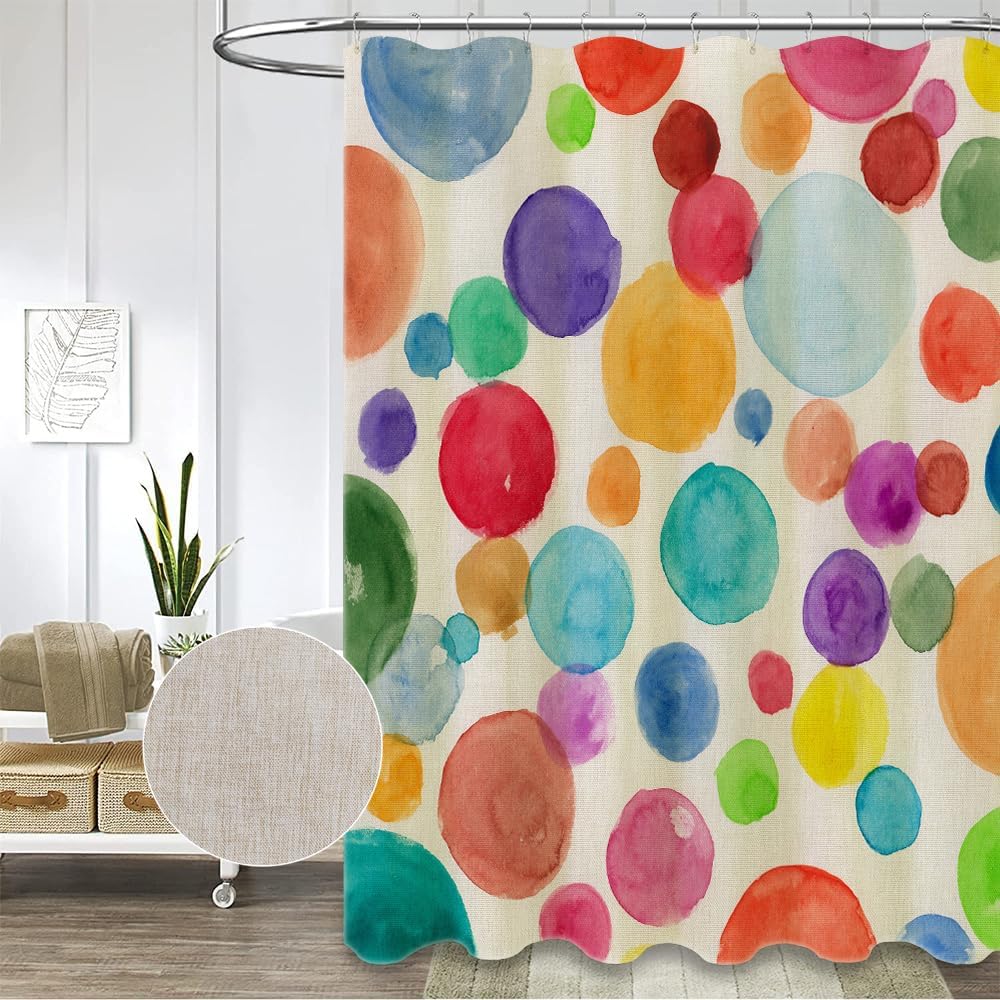 Mountain Japanese Shower Curtain Asian Anime Teal and Golden Zen Shower Curtain Sets, Yellow Sun Sunset Landscape Curtain for