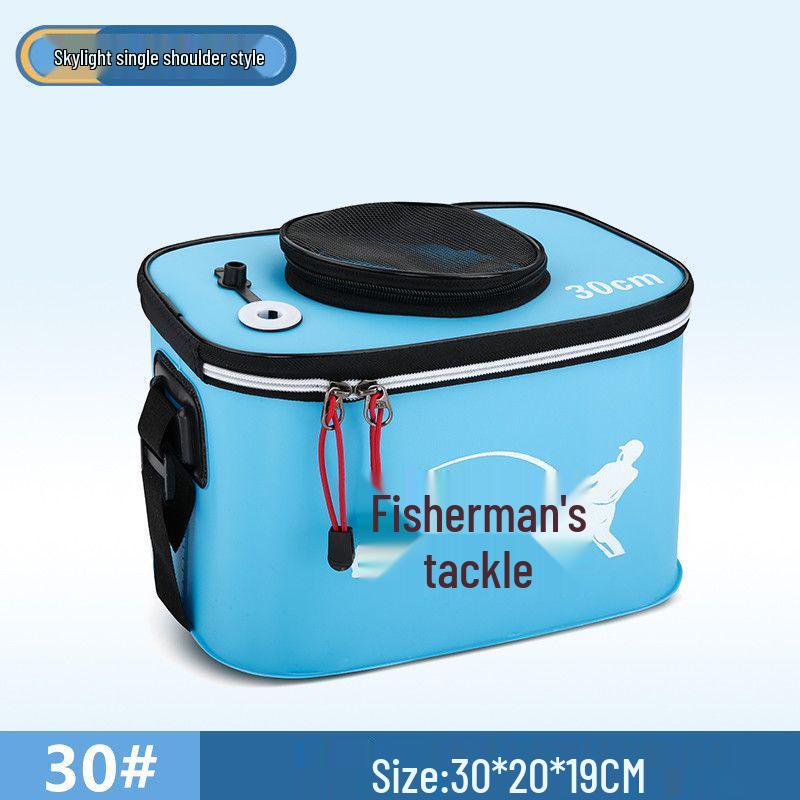 Collapsible Fishing Bucket for Live Fish - Durable and Thickened Fish Keeper Box