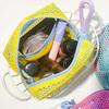 Storage Bag Dopamine Fashionable Trendy Travel Business Trip High-capacity Mesh Portable Makeup Bag Lipstick Earphone Coin Purse