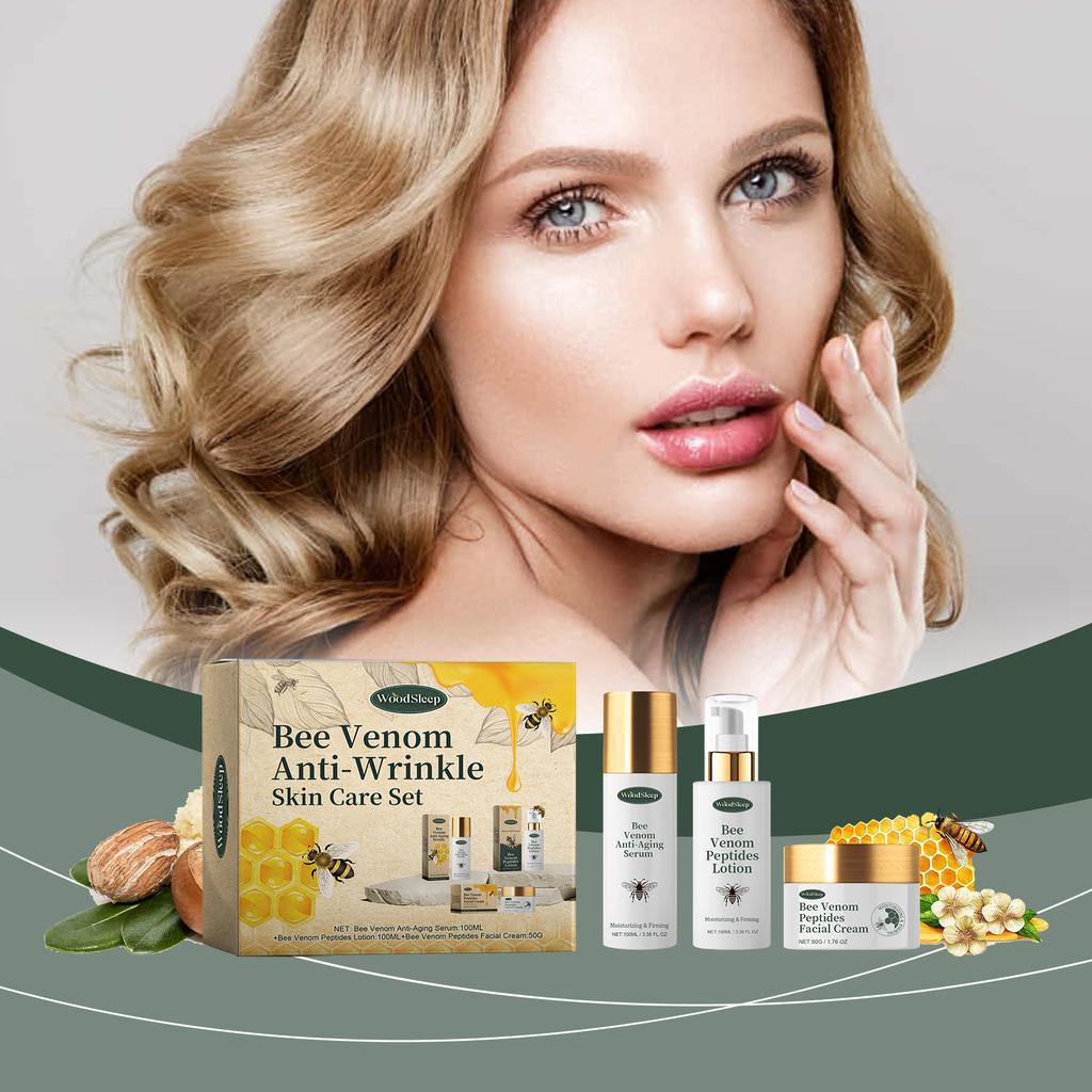 WOODSLEEP Hautpflege-Set Feuchtigkeitsspendende und hydrierende Essenz-Creme für weiche Haut Erfrischendes und nährendes Hautpflege-Set