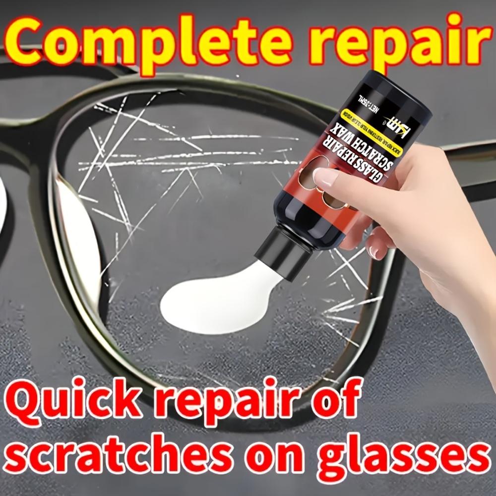 All-in-One Scratch Remover for Glasses & Glass – Fix Scratches, Oxidation & Fingerprints Fast – Safe for Lenses, Headlights, Win