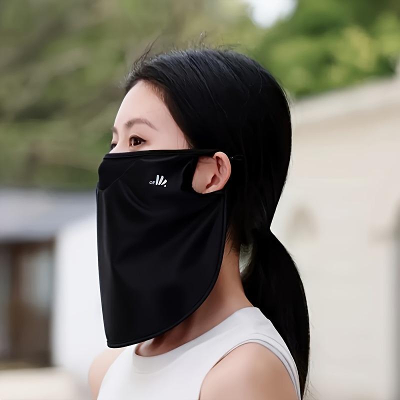 UV Protection Mask Ice Silk Breathable Sunshade Cycling Ear Loop Unisex UV Protection Hiking Running Fishing Golf Travel Mask