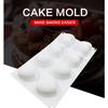 8 Stampi in Silicone a Forma di Cuore per Gelatina di Cioccolato, Stampo per Torta, Pasticceria, Fondant