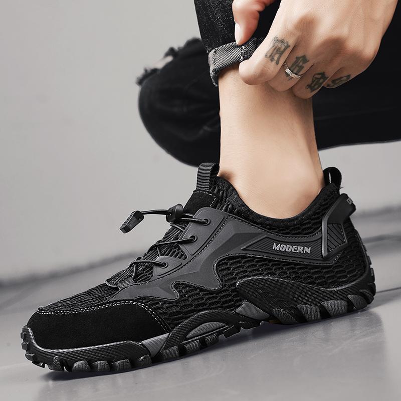 Men Summer Sneakers New Breathable Mesh Casual Shoes Comfortable Lightweight Men Shoes Walking Driving Shoes Men Flats Sneakers