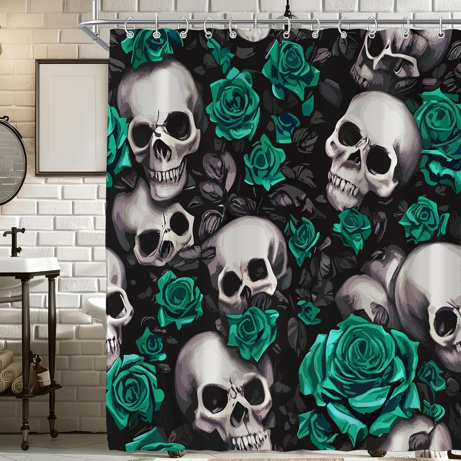 

Boho Purple Cute Retro Floral Aesthetic Abstract Funky Flower Shower Curtain for Bathroom Girly 70s Lovely Bathtub Decor Modern 90x180CM