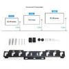 TV Wall Mount for 26-55inch Televisions Easy Installation with Included Tools Space Saving Adjustable Tilt Rotation