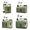 Water Carrier with Faucet for Outdoor Activities, Storage Jug Fishing and Handwashing