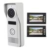 7 Inch 2 Units Video Door Entry System Dual Way 800x600 Pixels Video Intercom System for Home Villa House Apartment EU