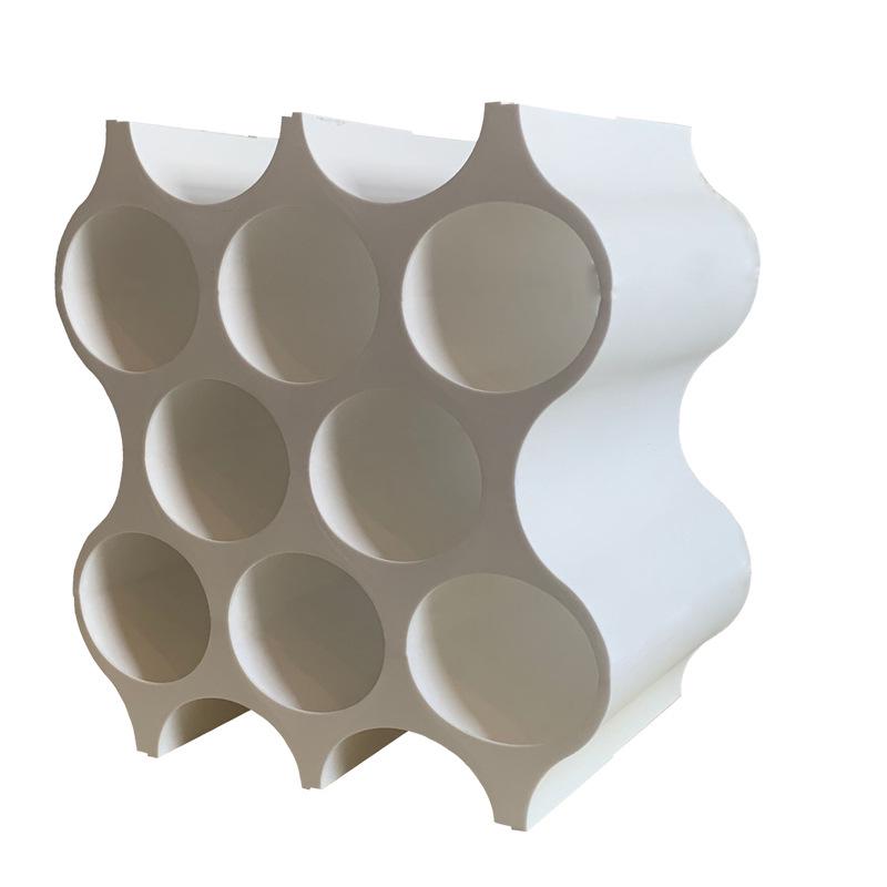 Nordic Creative Wine Rack Cabinet - Japanese & Korean Fashion Style Gray
