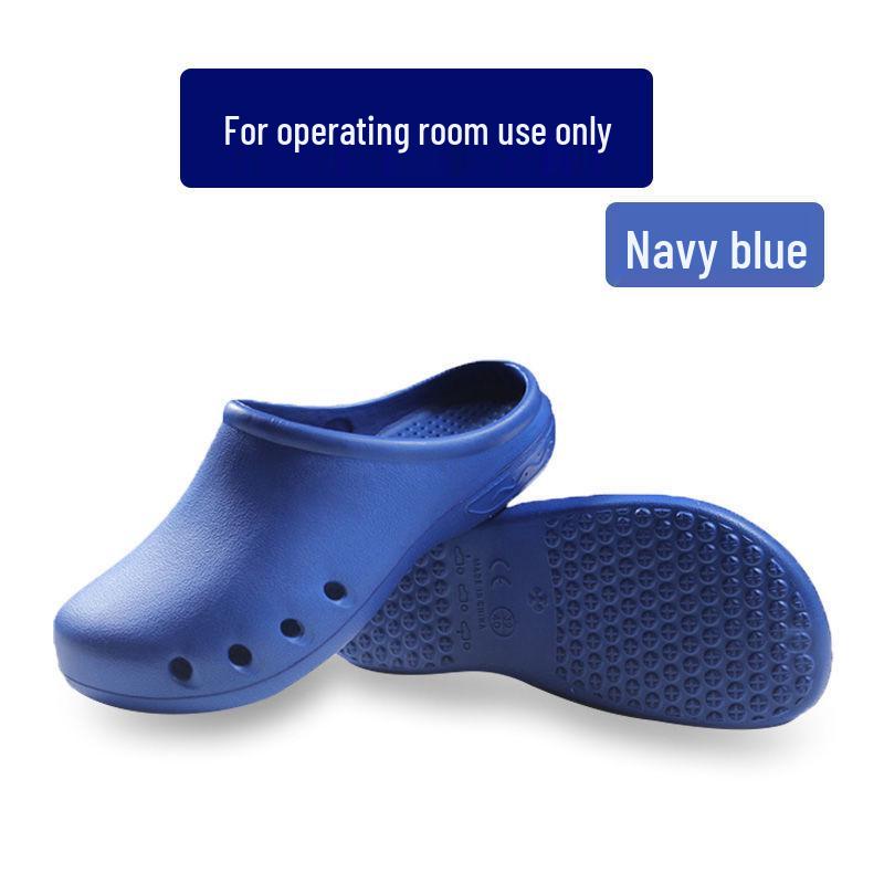 Non-Slip Closed Toe Surgical Slippers: Lab & Operating Room Protective Footwear for Nurses