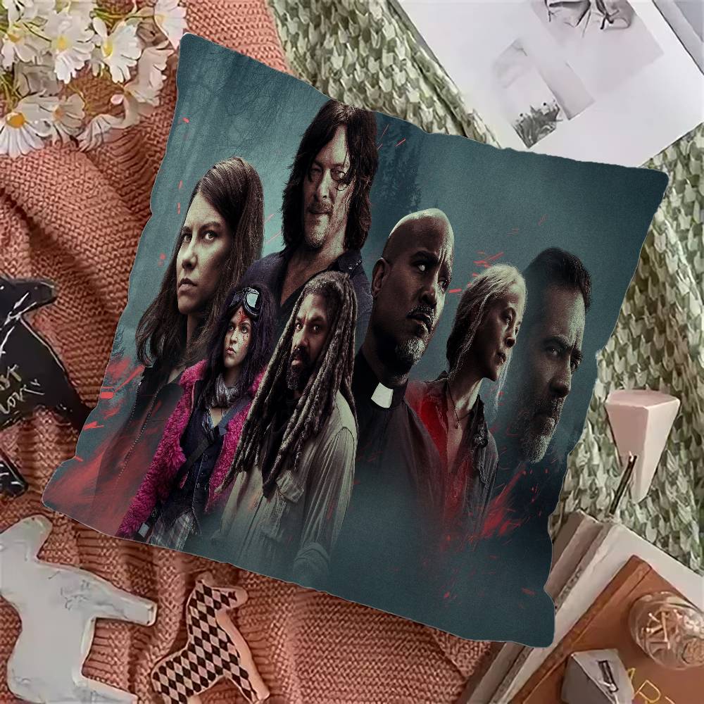 The W-Walking Dead Personalized picture text home decorative pillows Household Gifts 45x45cm