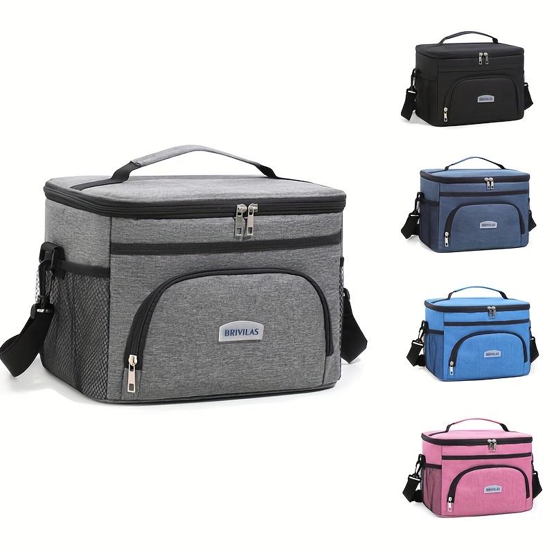 1 Stück Brotdose Lunchtasche, Nicht für Lebensmittelkontakt, Isoliert, Große Kapazität, Auto-Schnitt-Tasche, Tragbar mit Griffen, Wiederverwendbare Lunchtasche