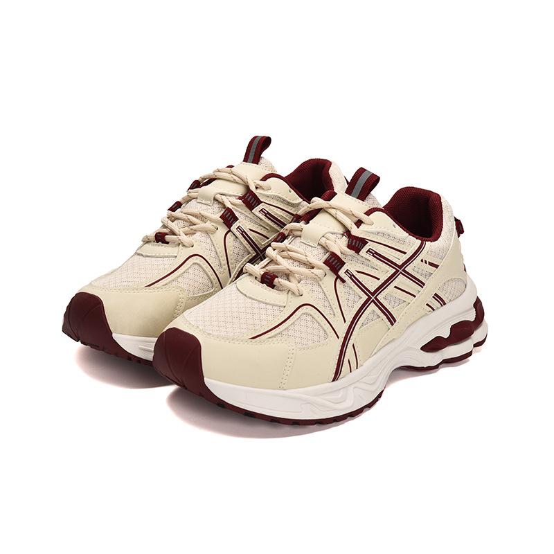 Retro color matching dad shoes women's 2025 new mesh breathable small height increase casual sports shoes