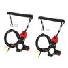 2pcs Motorcycle Tether Engine Kill Switch with Lanyard For 22mm Handlebar ATVs Riding Mowers Outboard Engines