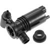 ACROPIX Windshield Washer Motor Pump with Grommet for Nissan Rogue Sport Juke Versa - Pack of 1 Black
