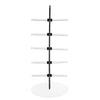 5 Pairs Plastic Eyeglasses Shelf Sun Glasses Display Stand Rack Storage Holder Black