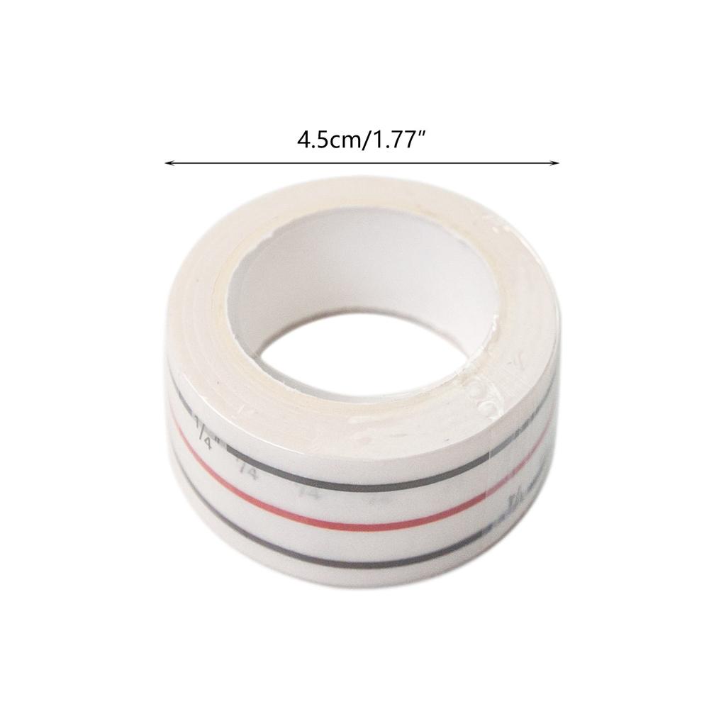4pcs Diagonal Seam Tapes Sewing Basting Tape for Sewing Straight Diagonal Seams Instruction Tool To Mark 1/4Inch Machine