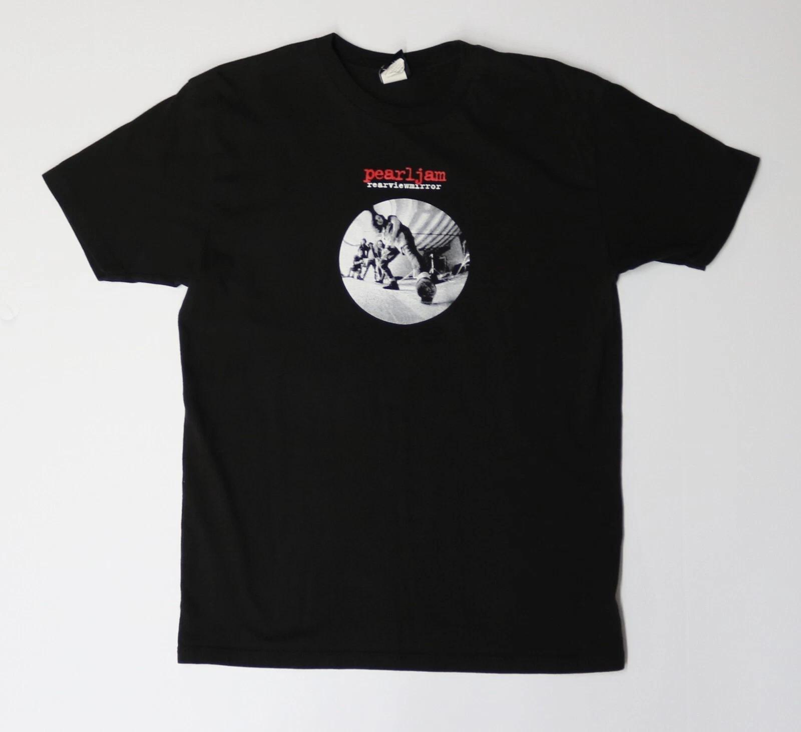 Pearl Jam Rear View Mirror Men s Black T-Shirt - Size M - Clothing Tag Punch S