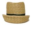 Used 9539 Woven Straw Hat 434760 K0M00 9666 7919 Sherry Green Red Straw Medium 22.4" Unused Web Stripe Natural Women's