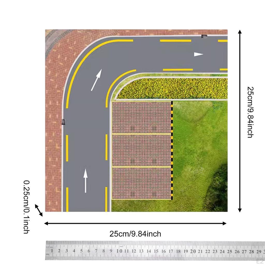 1/64 Parking Lot Sticker 1:64 Model Car Display Accessory Demonstration Educational Teaching Aids