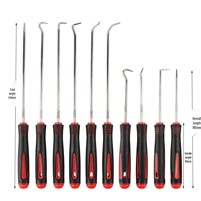 10-Piece Mini Oil Seal Hook Set for Tire and Auto Repair
