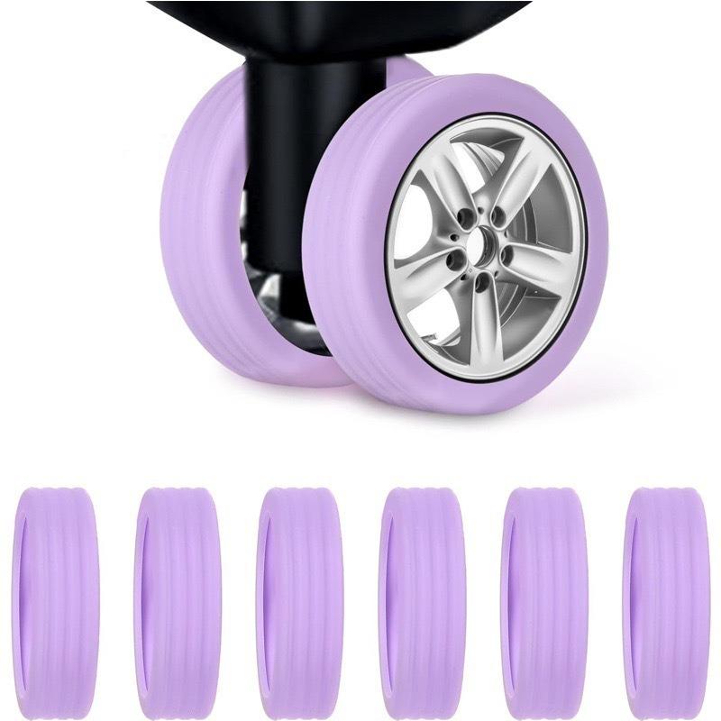 Silent Travel Suitcase Wheel Cover: Protective Silicone Replacement for Universal Luggage Rollers