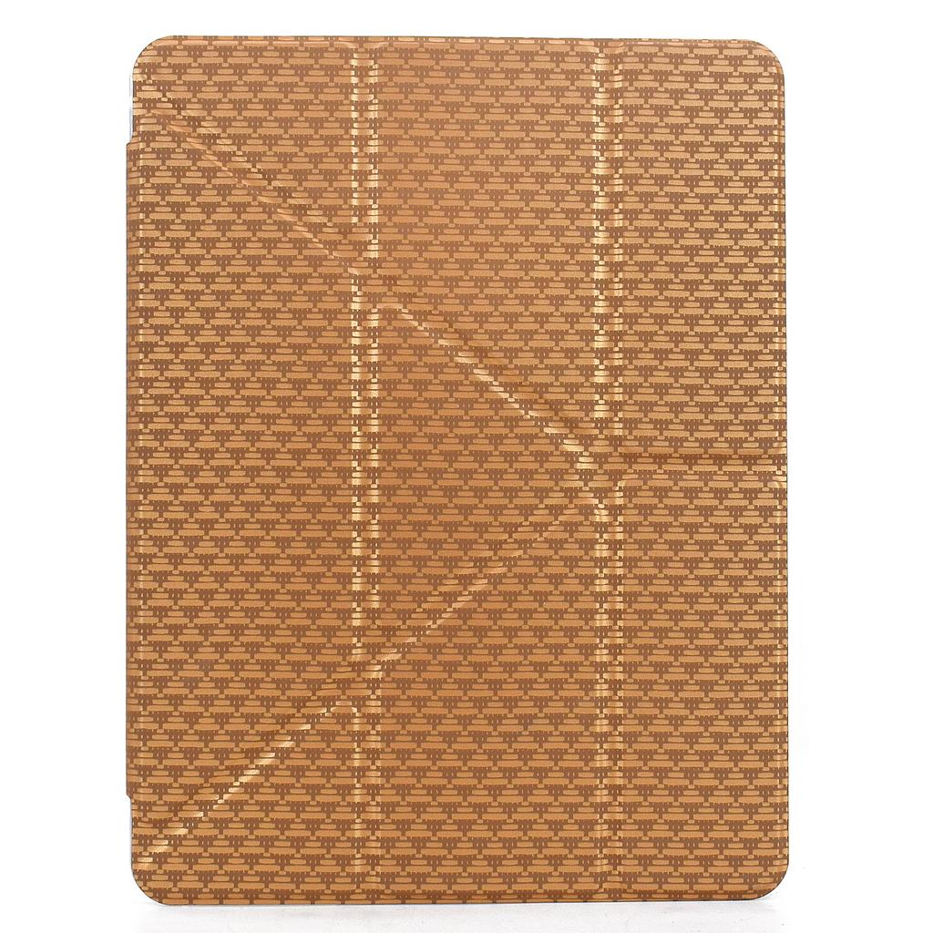 Tablet Case For iPad Air 11 (2025)/(2024)/Air (2022)/(2022)/Pro 11 (2022)/(2021)/(2020)/(2018),Pyramid-Patterned Leather+Acrylic Cover