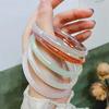 Trendy Glass Imitation Jade Bracelet Women Elegant Jingle Bangle Girl No Fading No Pungent Smell Fashion Bracelets Charm Jewelry