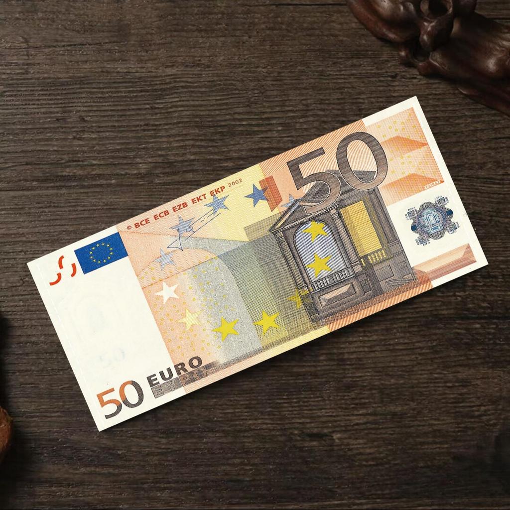 Men's Creative Wallet: Currency Print Canvas Card Holder, Customizable Designs Available