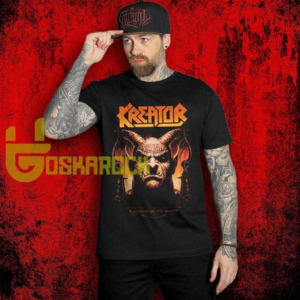 Kreator T Shirt - Kreator Krushers of the World Inspired Merch Tee, 90s Retro Metal Band Shirt, Music Unisex T Shirt