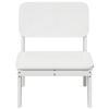 VidaXL Chaise de jardin blanc 60x52,5x72 cm bois de pin massif, siège de jardin, chaise d'extérieur, chaise de balcon, 859318