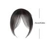 Synthetic Straight Bangs Air Bangs Hair Extension Natural Hair Bangs For Women False Bang Black Daily Brown Woman Daily Wear
