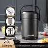 Winter Stainless Steel Insulated Multi-layer Lunch Box - Portable, Large Capacity, Keeps Food Hot for 24 Hours, Perfect for Home or Office.