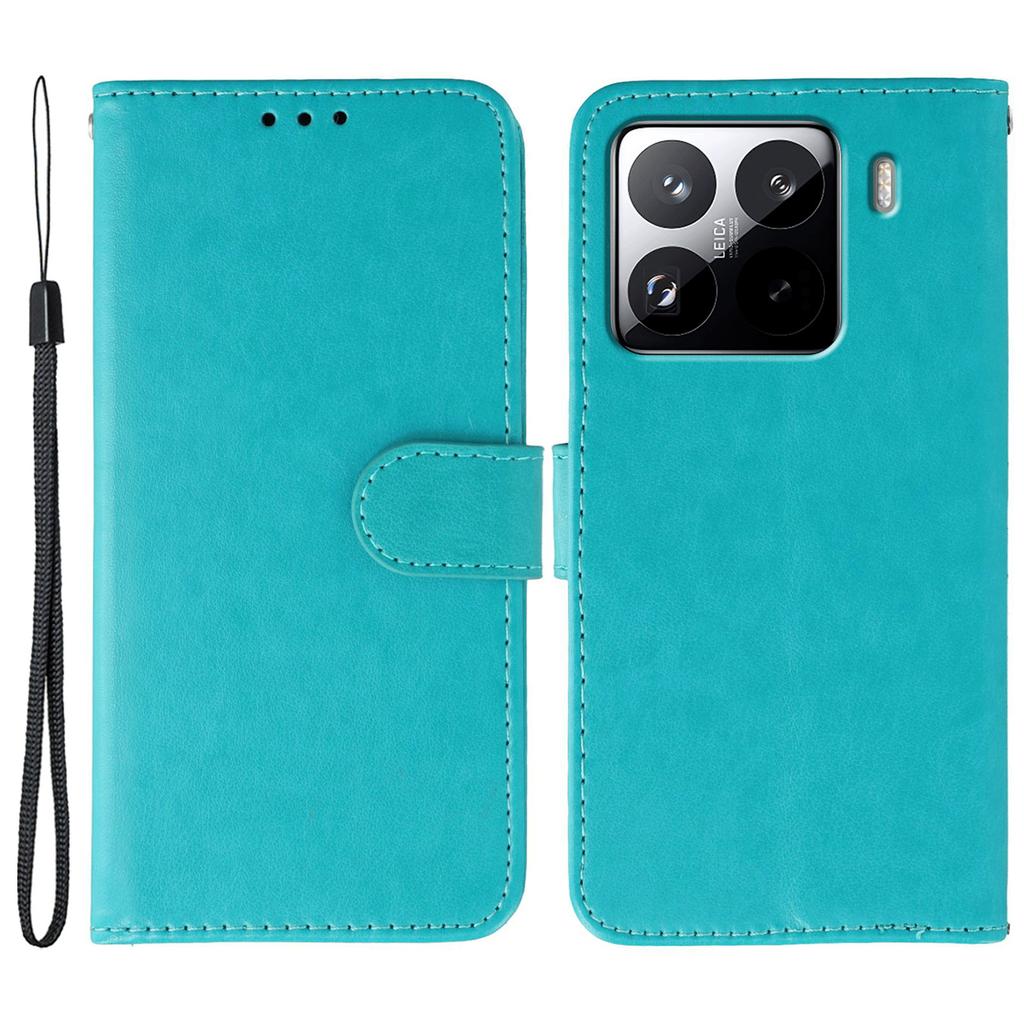 For Xiaomi 15 Pro Cases PU Leather Flip Wallet Phone Cover with Strap