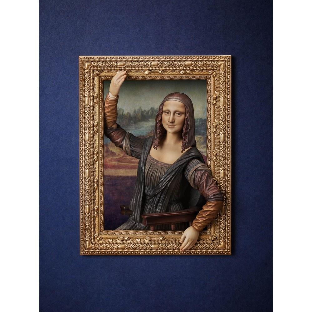 Freeing Leonardo Da Vinci Mona Lisa PVC ABS Movable Figure Non-Scale Painted