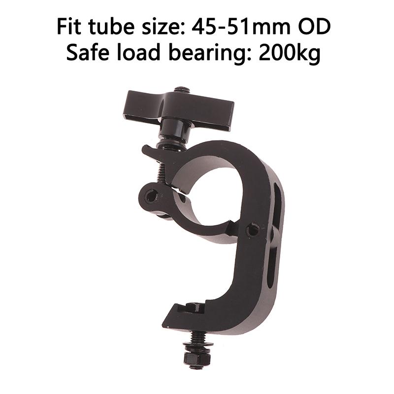 Alumimun Alloy Stage Lights Clamp Hanger Hooks Bracket Heavy Duty Hook Theatre Lighting 45-51Mm 200Kg Stage Light Hook