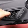 2PCS Real Carbon Fiber Car Door Handle Cover Trim For -24 Toyota Supra A90