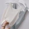 Threaded Camisole Women's Plus Size Solid Color Slim Outer Wear Sleeveless Bottoming Sweater Vest